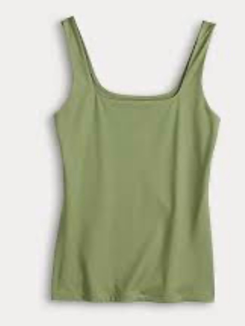 NWT Nine West Sculpt Squareneck Tank Top Color Green Size M - Picture 3 of 9